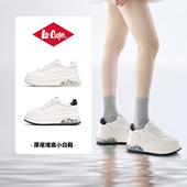 Cooper时尚 增高气垫百搭小白鞋 板鞋 Lee 女2026新款 春季 运动休闲鞋