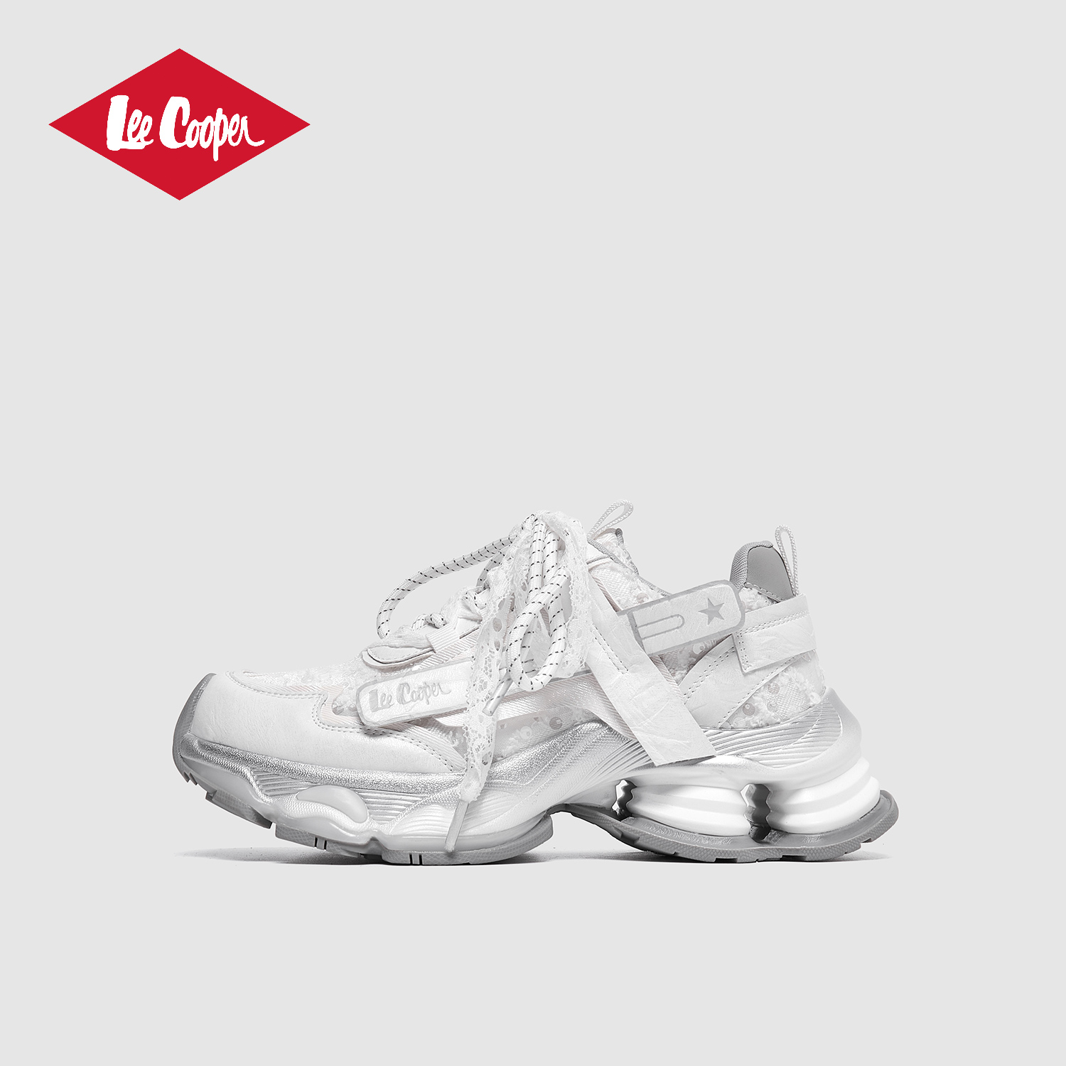Lee Cooper老爹鞋女款2025新款女鞋厚底增高休闲鞋夏季百搭运动鞋
