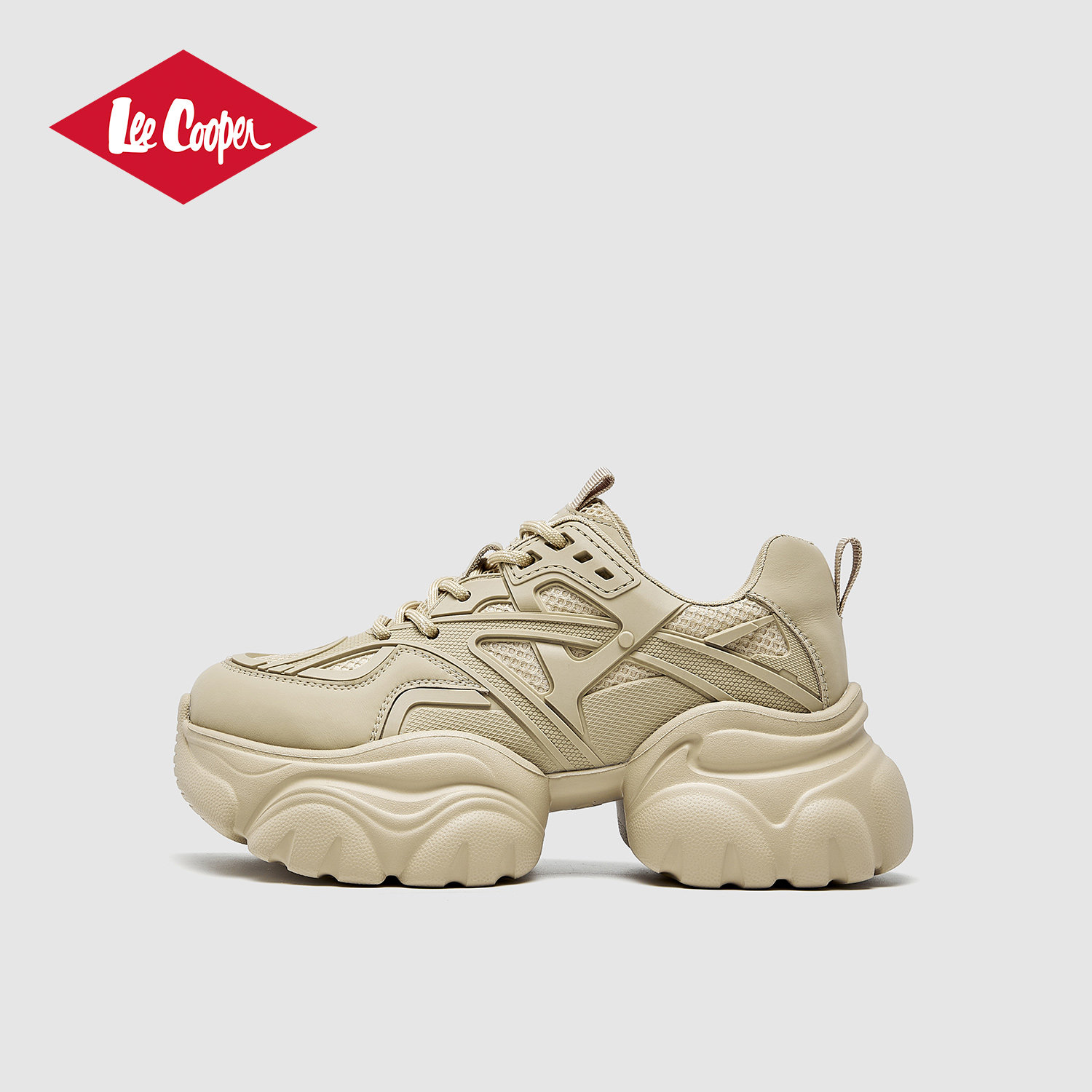 Lee Cooper厚底老爹鞋女款2026春季新款小香风休闲鞋运动百搭增高,女鞋,老爹鞋,淘宝优惠券,粉丝福利购,淘宝优惠卷