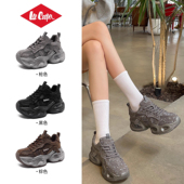 cooper厚底增高水钻老爹鞋 女2026新款 网面休闲鞋 lee 气垫运动鞋 子