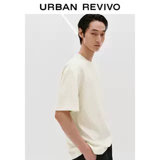 UR2026夏季新款男装休闲日常肌理感暗纹短袖T恤UML460078