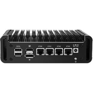 畅网先锋版旗舰款N100/N150/N305/N355 四网2.5G多网口迷你主机 DDR5 M.2 NVME 百变玩法 全闪NAS小电脑