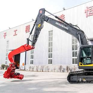 光伏静打桩挖机734改装力压桩机水桩打桩机高频液压振泥动机锤打