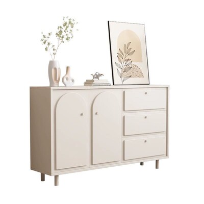 奶风餐ZJB边柜柜现代简约客厅靠墙体柜子储物柜收纳一茶水油斗柜