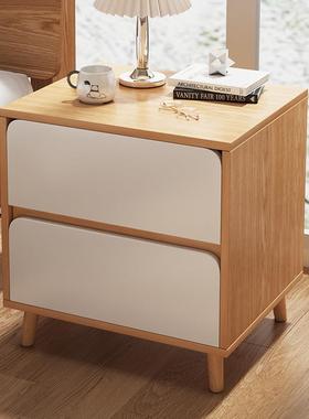 床头柜现代简约卧架简室床边柜收CTG02390柜纳易家用床头置物小户