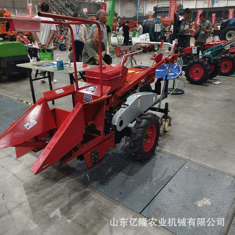 单行掰棒扒子皮收秆获机手扶柴油收割玉米机碎苞米OZI秸粉还田机