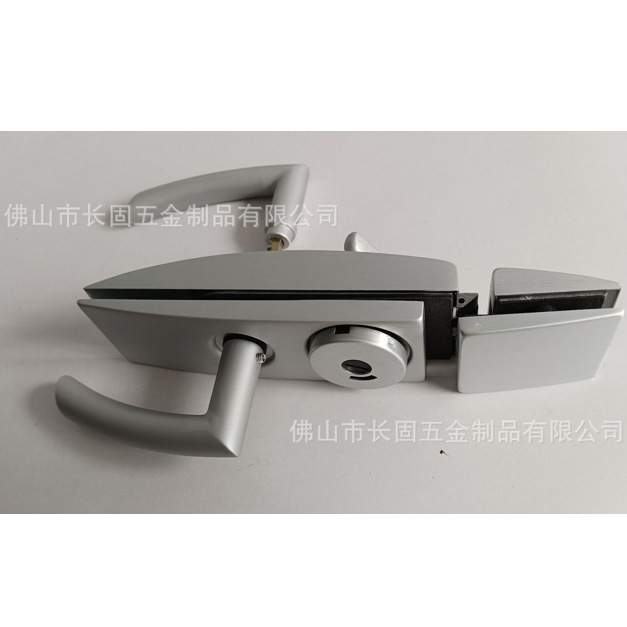 长固ST-G021B双开门用玻璃门锁 执手锁 中央锁 红绿指示门锁