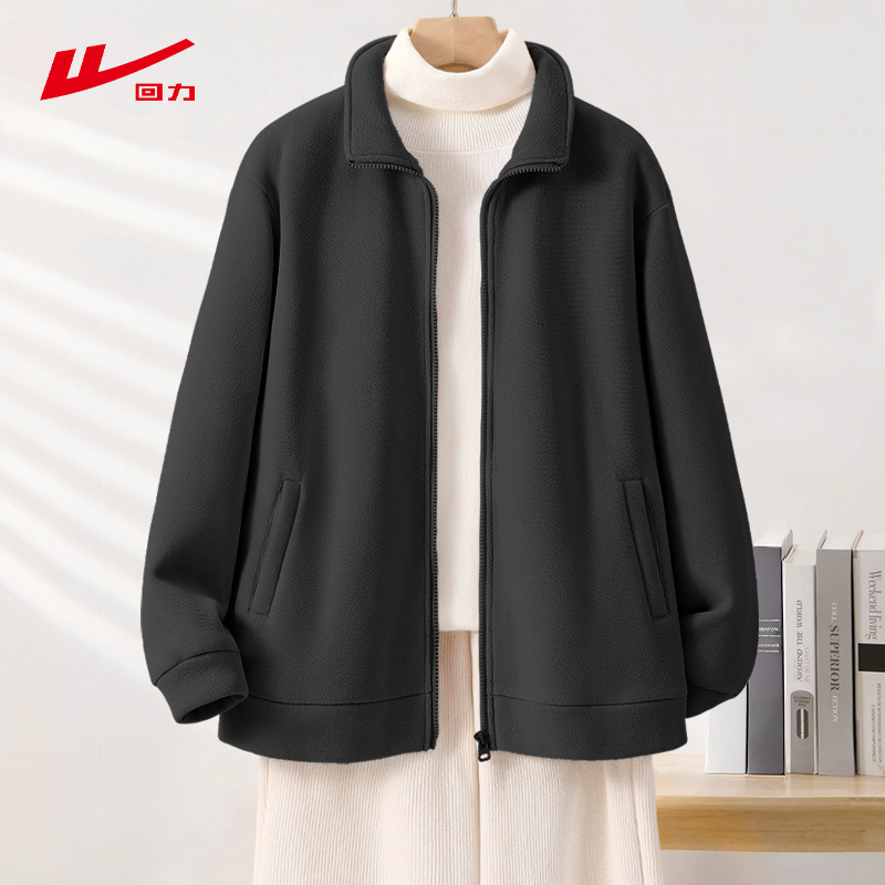 回力女奥粒绒加绒外套2025新款