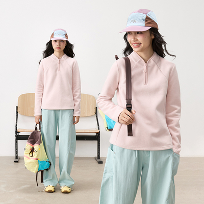 回力加绒卫衣女摇粒绒内搭打底