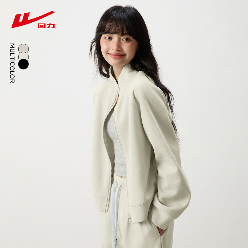ZH回力连帽外套女秋季2025年新款
