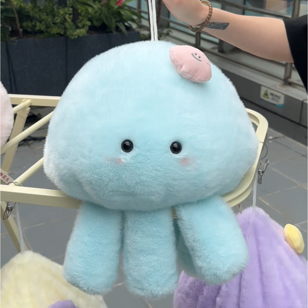 水母玩偶毛绒玩具公仔超软治愈睡觉抱沙发抱枕送朋友生日礼物可爱