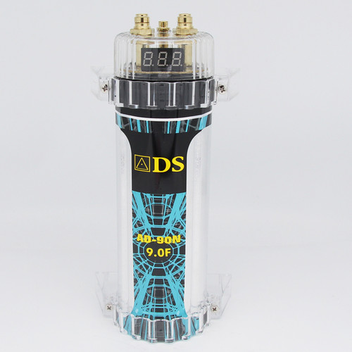 12V汽车音响改装车载低音喇叭功放专用90法拉电容水塘稳压器滤波