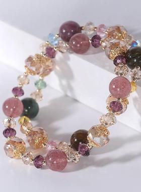 推荐Crystal Forest Double Austrian Brlet S0102Women Xs Fashi