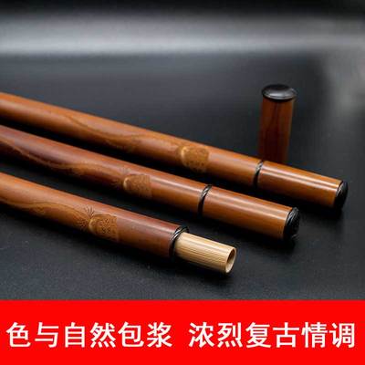 精品竹制草筒草筒蟋蟀草筒嵌草装草复古色调莲蓬雕刻蟋蟀用具用品