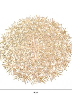 Nordic hollow dandelion placemat PVC table mat Hotel supplie