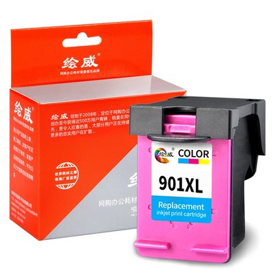 绘威兼容HP901墨盒惠普HP4500墨盒 j4580 4640 J4660 901XL offic