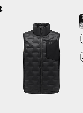 Under Armour安德玛官方正品700蓬高领羽绒马甲男羽绒服保暖外套