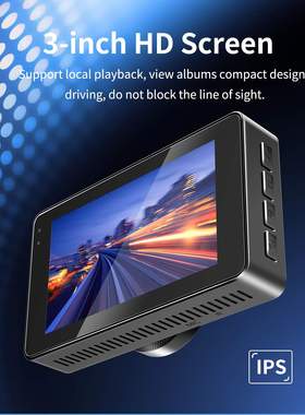 Dashcam 4K HD before and after dual recording