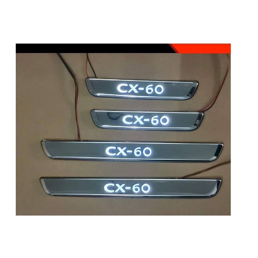 无损安装2023-2024CX-60 Illuminated Door Sill带灯门槛条