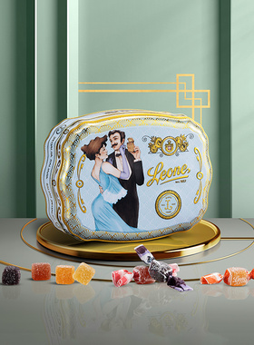 Leone蕾欧娜水果软糖 复古欧式设计感礼盒 高端进口礼物伴手礼