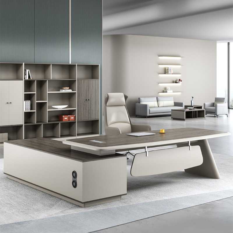 新款直销老板桌办公桌总经理桌办公室老板大班台简约现代总裁主管