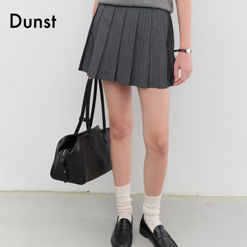 Dunst百褶裙a字迷你短裙学院风