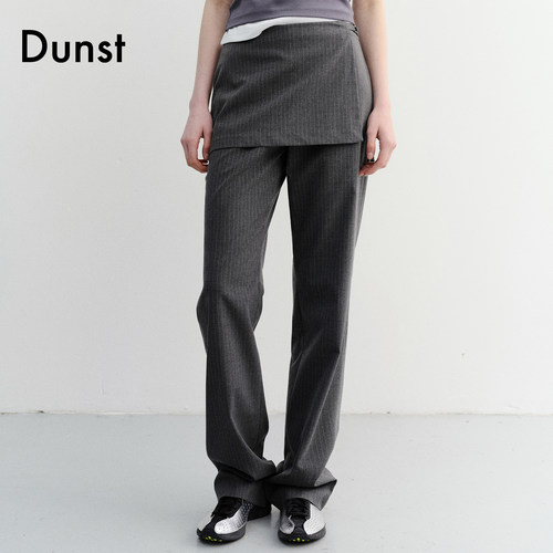 Dunst2026夏季新品女士西装裤百搭时尚短裙层叠式修身裤UDPA6B226