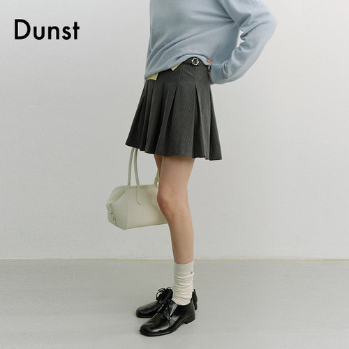 Dunst【白逸帆同款】2026春季新品百搭高腰百褶迷你短裙UDSK6A202