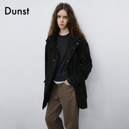 Dunst2026秋季新品中性风腰部抽绳细节休闲工装夹克外套UDJU6C109