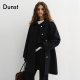 女士可拆卸毛领中长款 Dunst2025冬季 新品 毛圈尼羊毛大衣UDCO5D226