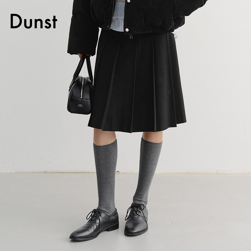 显瘦中长款半身裙Dunst百褶裙