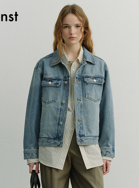 Dunst2026春季新品复古中性款卡车单宁牛仔夹克外套UDJU6A108