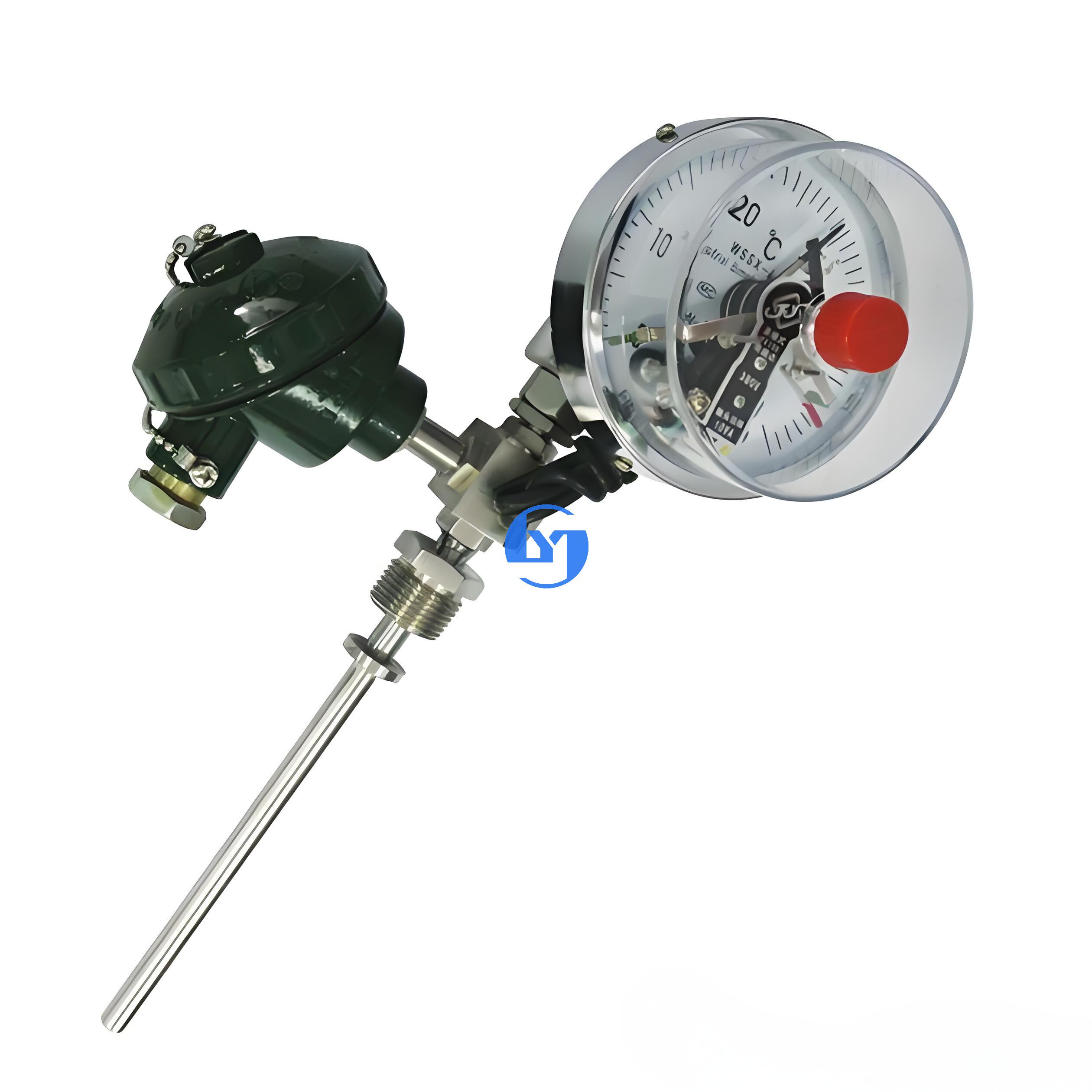 电接点温度表JY-WTYY-1030-X/1031-X/1035-X就地远传双金属温度计
