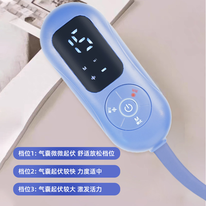 气压头部按摩器头皮按摩仪电动气囊揉捏热敷太阳穴额头按摩带家用