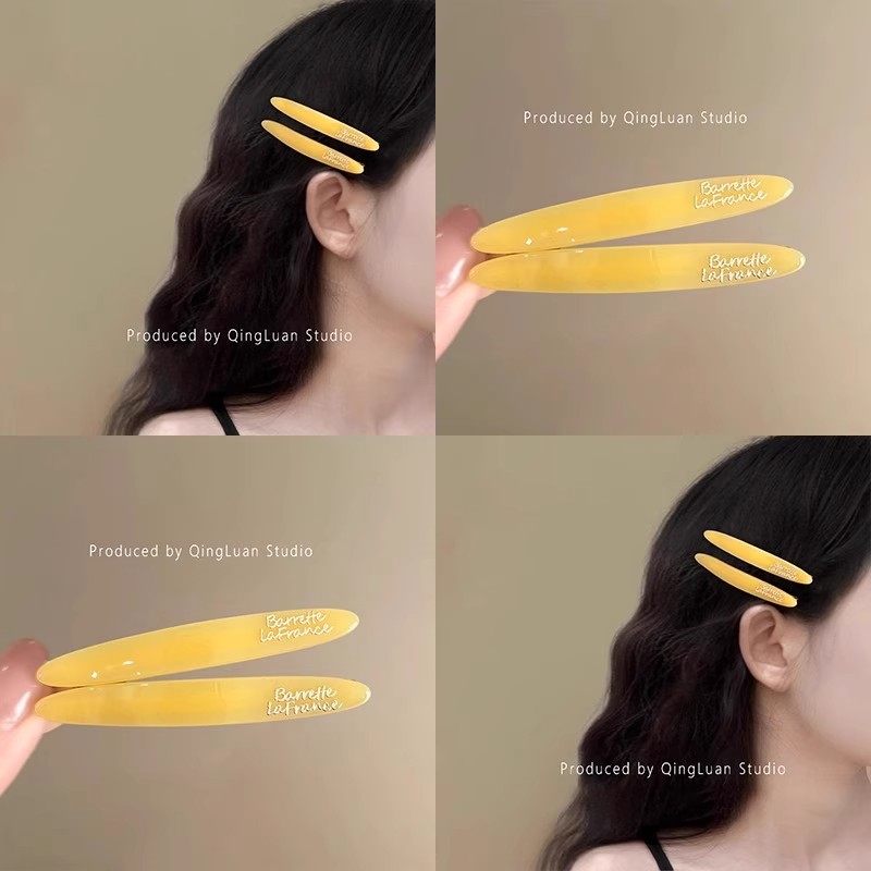 韩式简约风椭圆发夹女氛围感侧边夹春夏少女复古碎发夹一字夹,饰品/流行首饰/时尚饰品新,发饰,淘宝优惠券,粉丝福利购,淘宝优惠卷