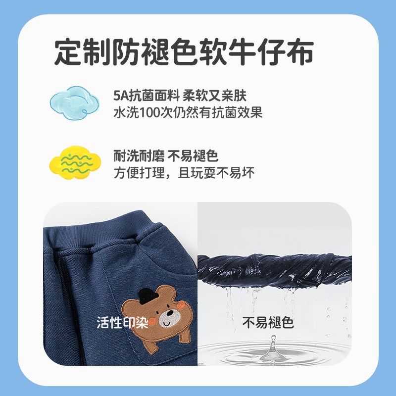 婴儿衣服冬季棉裤儿童夹棉加厚保暖宝宝仿牛仔洋气时髦长裤1-5岁3,童装/婴儿装/亲子装,裤子,淘宝优惠券,粉丝福利购,淘宝优惠卷