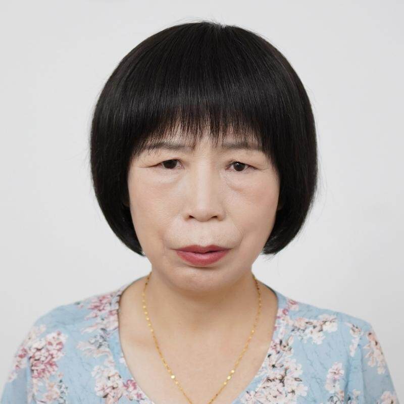 假发真发全真人发50岁妈妈短发波波头老年人光头黑色全头套女夏季
