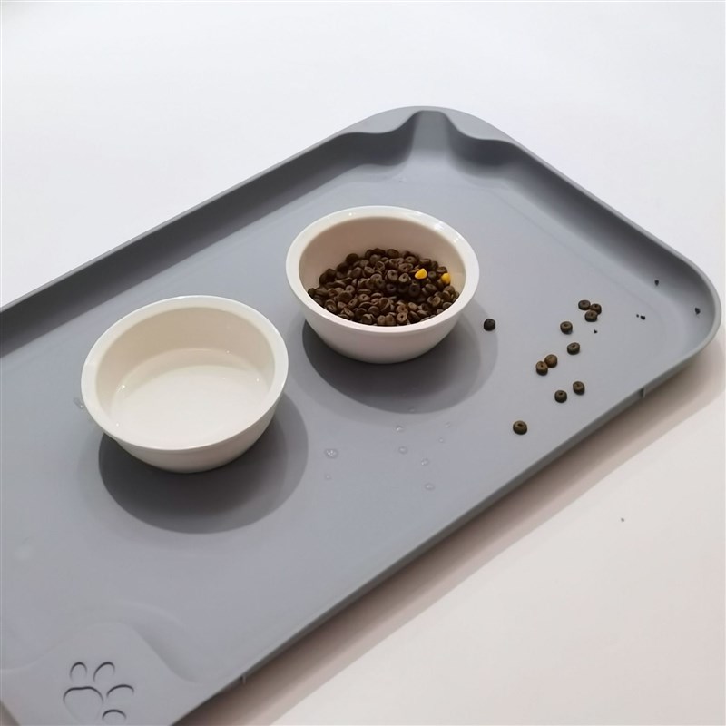 宠物餐垫防溢漏防水猫碗垫防漏易清洁狗狗喂食垫大号塑料猫咪餐垫