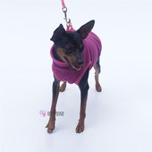 小鹿犬专用衣服狗狗冬天加绒马甲背心秋冬季 保暖迷你小体一斤小狗