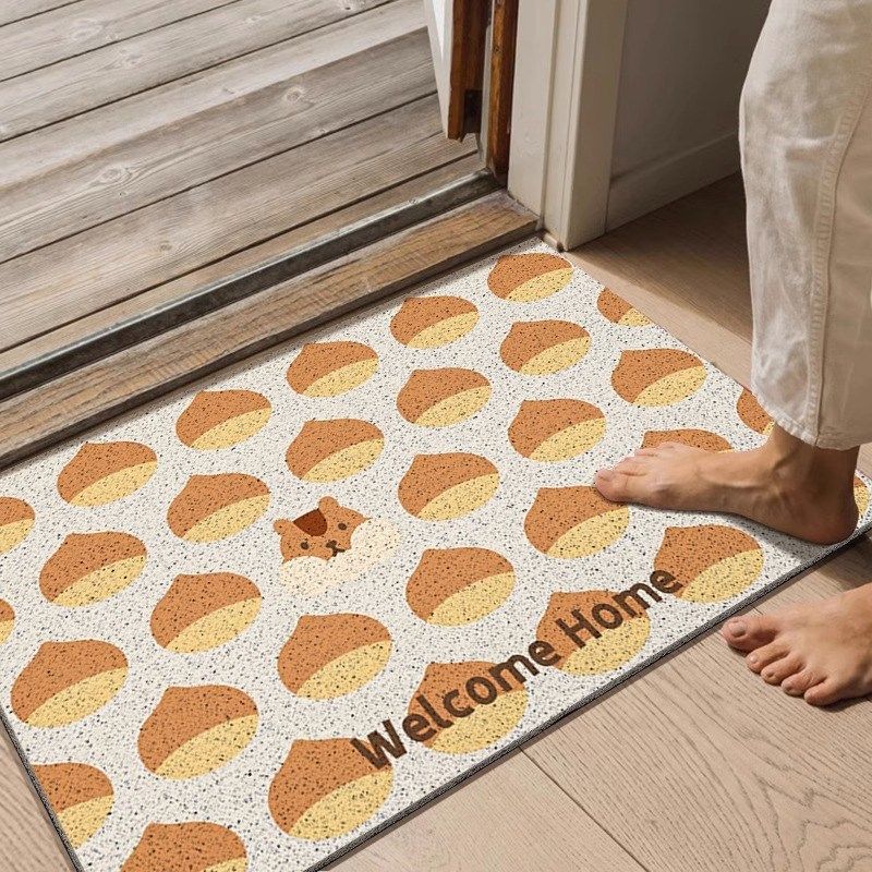 入户门地垫卡通pvc玄关垫家用进门除尘防滑耐磨丝圈蹭脚垫子门垫,居家布艺,入户地垫,淘宝优惠券,粉丝福利购,淘宝优惠卷