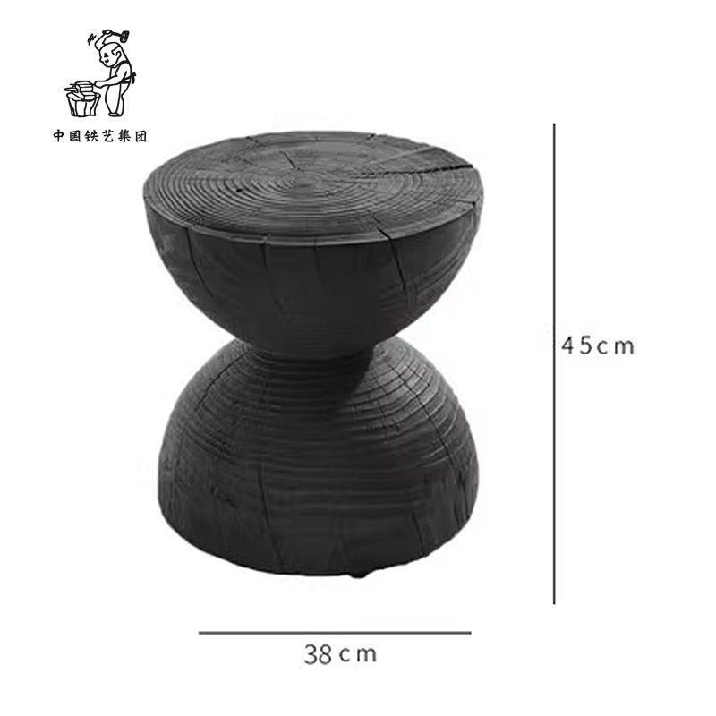 实木墩子碳化黑色北欧原木凳边几民宿摆件矮凳树桩树墩根雕换鞋凳,住宅家具,根雕凳子,淘宝优惠券,粉丝福利购,淘宝优惠卷