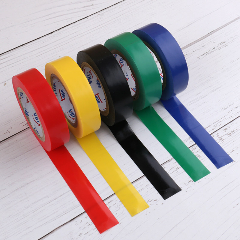 PVC绝很粘胶带胶布电工胶带耐温线束胶带pvc胶布15米五色10卷一筒,电子/电工,电工胶带,淘宝优惠券,粉丝福利购,淘宝优惠卷