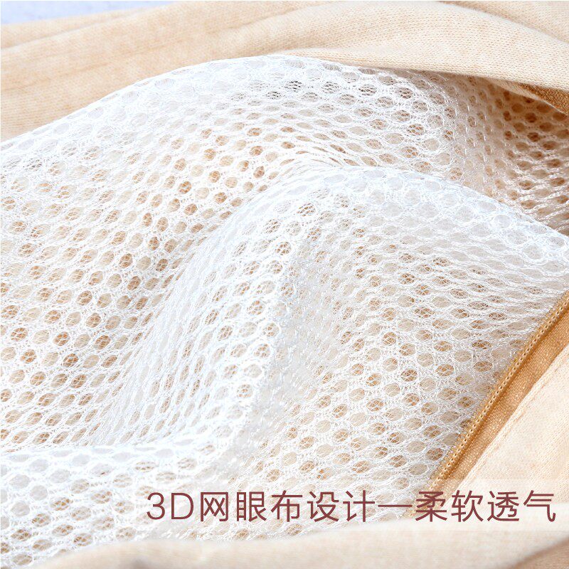 双漫彩棉宝宝枕头套1-3-6岁四季通用透气婴儿枕头套儿童枕套男女