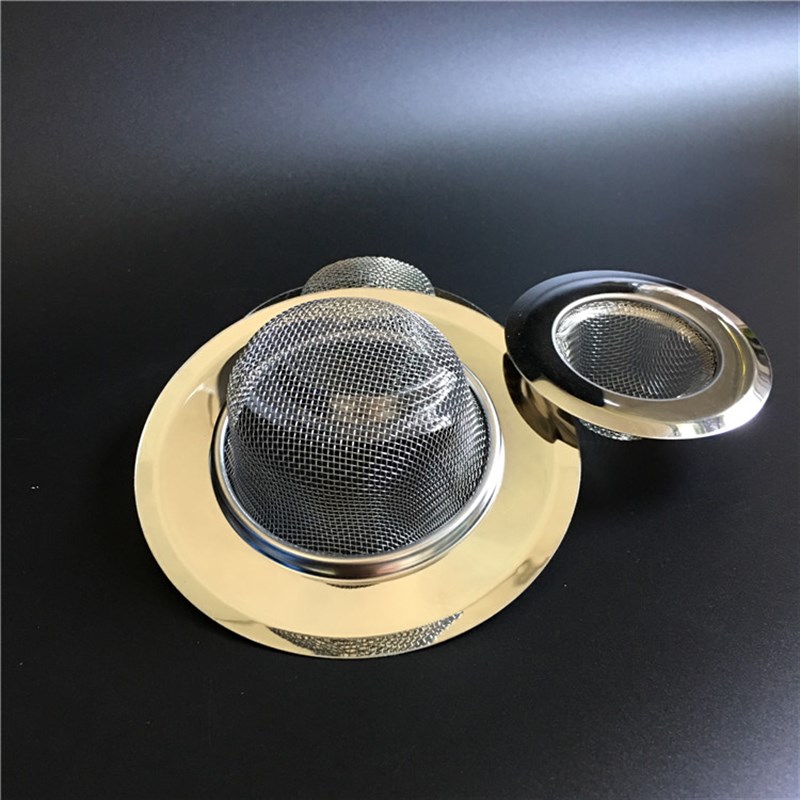 不锈钢水槽过滤网漏浴室细网地漏水池隔渣过滤网漏大号网式盆隔