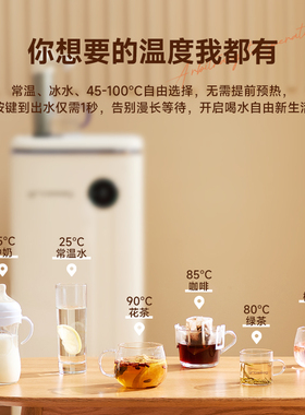 grossag即热式茶吧机消毒饮水机家用全自动智能2023新款下置水桶