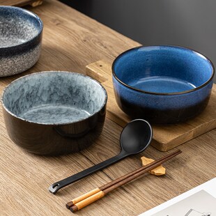 泡面碗陶瓷面馆专用7寸牛肉面碗商用学生面条碗日式餐具家用吃面