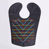 理发店垫肩加厚磁铁烫染披肩剪发焗油围布美发离子烫染发披肩防油