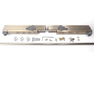 厨房餐桌延伸岛台抽拉平推隐藏滑轨橱柜抽屉折叠伸缩台面导轨五金