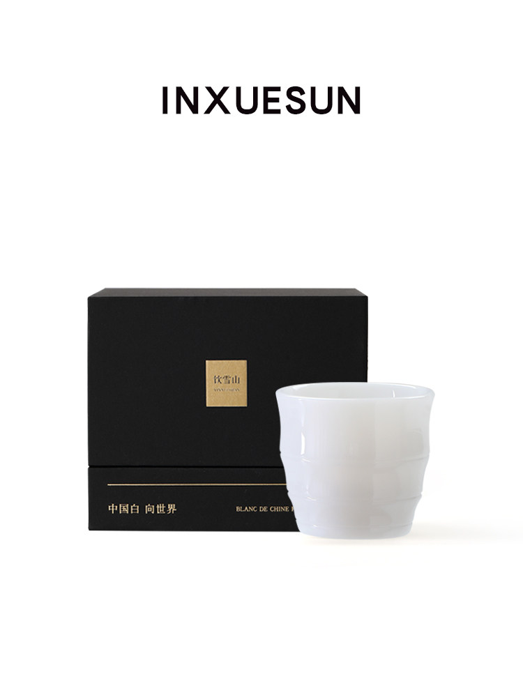 冰种玉瓷主人杯茶杯单个高档个人专用德化白瓷功夫茶具喝茶碗茶盏