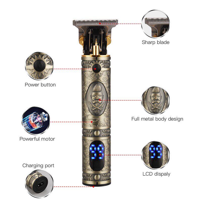 极速Rechargeable haircut Barber Hair Clipper Trimmer Electri